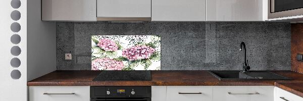 Panel między meble w kuchni Hortensja