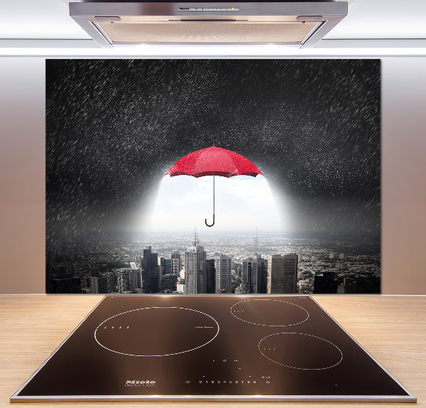 Panel lacobel Parasol nad miastem