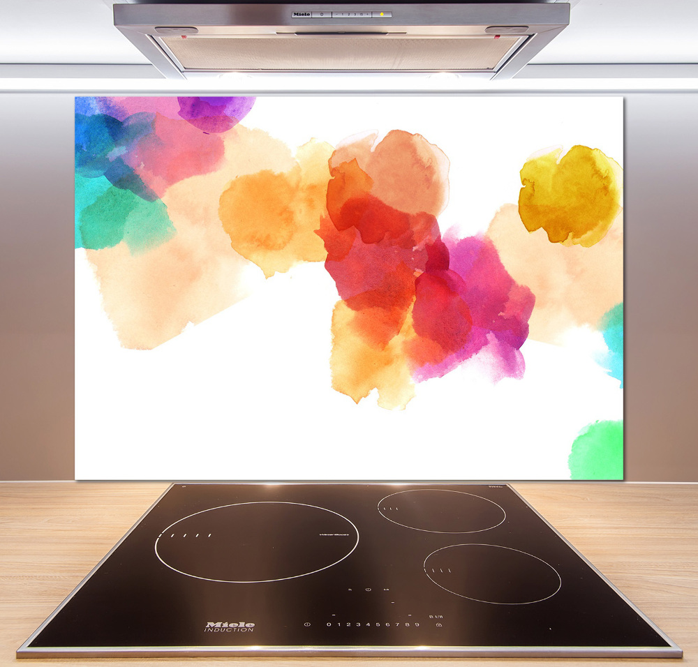 Panel do kuchni Kolorowe plamy