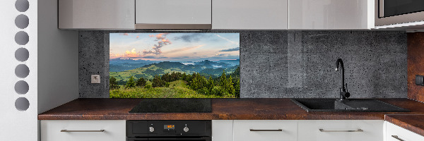 Panel do kuchni Panorama Pieniny