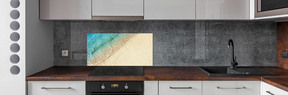 Panel do kuchni Fala na plaży
