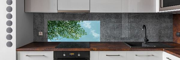 Panel do kuchni Liście na niebie
