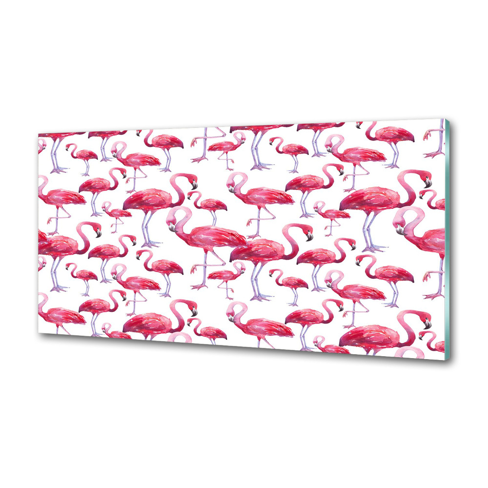 Panel między meble w kuchni Flamingi