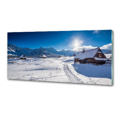 Panel dekor szkło Hale Tatry