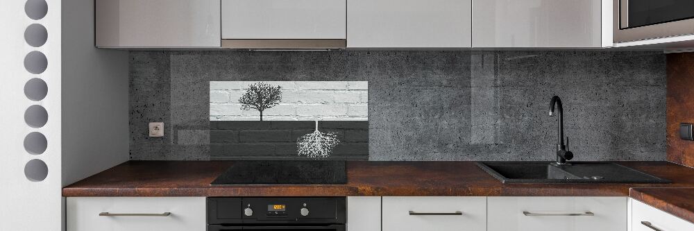 Panel do kuchni Drzewa na murze
