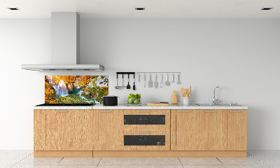 Panel do kuchni Wodospad jesienią