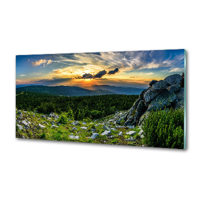 Panel do kuchni Górska panorama