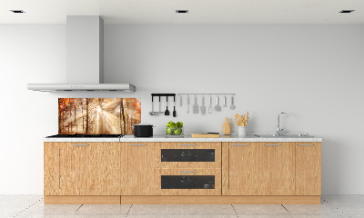 Panel lacobel Mgła w lesie jesień