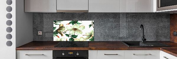 Panel do kuchni Kwiaty hibiskusa