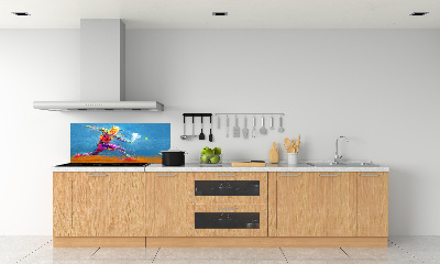 Panel między meble w kuchni Tenisista