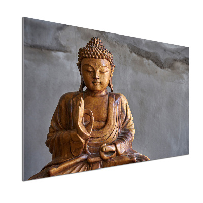 Panel do kuchni Drewniany budda