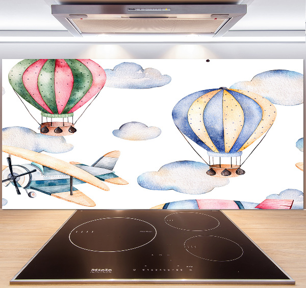 Panel do kuchni Samoloty i balony