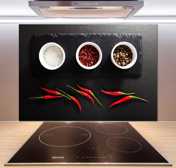 Panel do kuchni Przyprawy i chilli