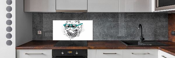 Panel do kuchni Kot w okularach