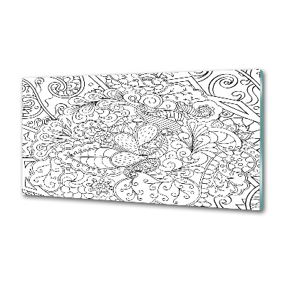 Panel między meble w kuchni Ornamenty