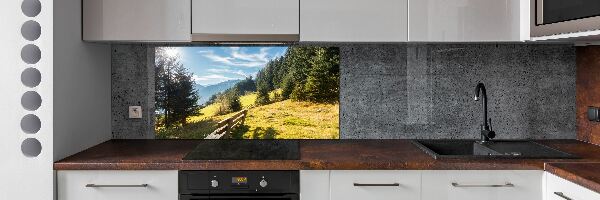 Panel do kuchni Jesień w górach