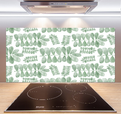Panel do kuchni Zielone liście