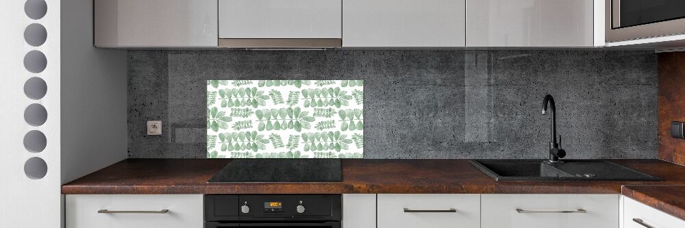 Panel do kuchni Zielone liście