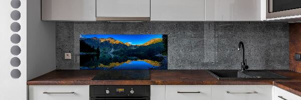 Panel szklany do kuchni Tatry
