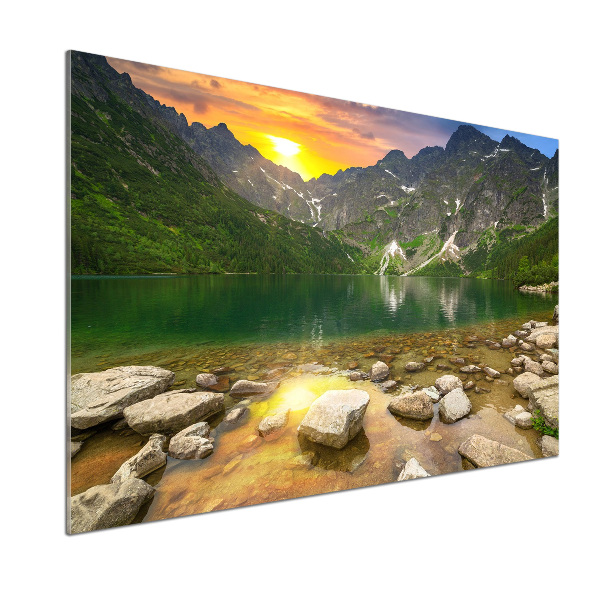 Panel do kuchni Morskie oko Tatry