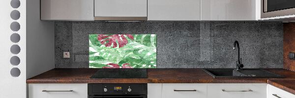 Panel między meble w kuchni Monstera