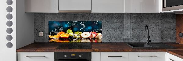 Panel dekor szkło Owoce i woda