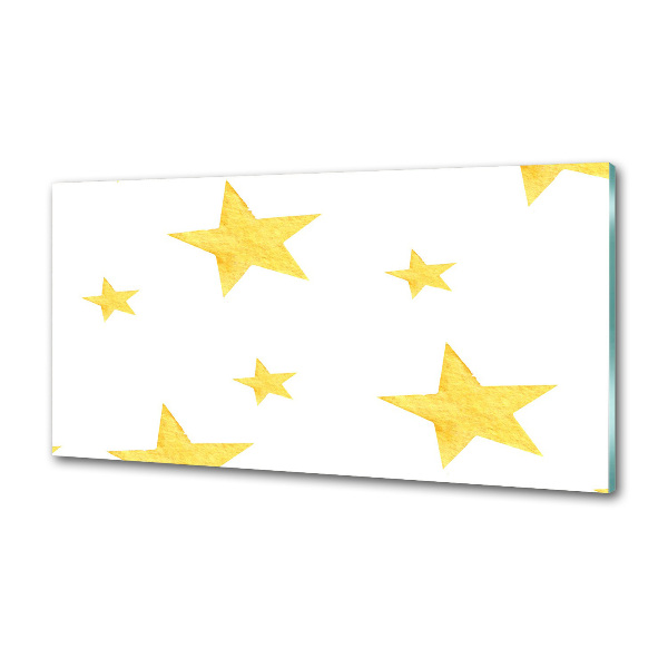 Panel do kuchni Żółte gwiazdy