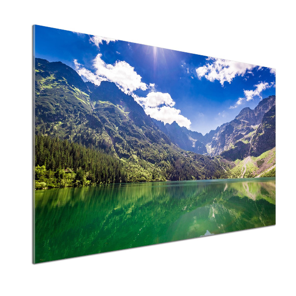Panel do kuchni Morskie oko Tatry