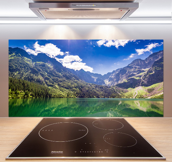 Panel do kuchni Morskie oko Tatry