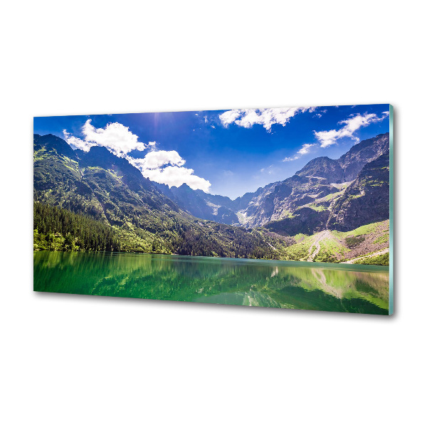Panel do kuchni Morskie oko Tatry