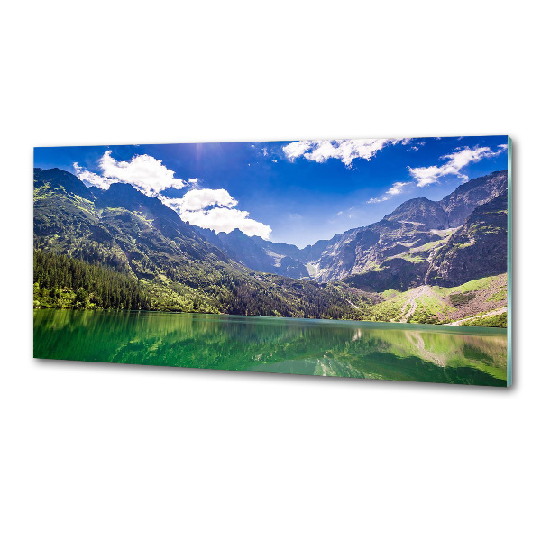 Panel do kuchni Morskie oko Tatry