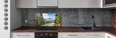 Panel dekor szkło Droga Tatry