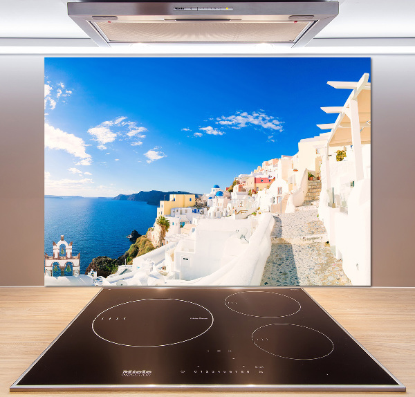 Panel do kuchni Santorini Grecja