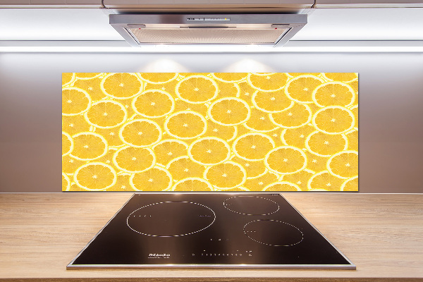 Panel do kuchni Plastry cytryny