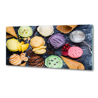 Panel do kuchni Kolorowe lody