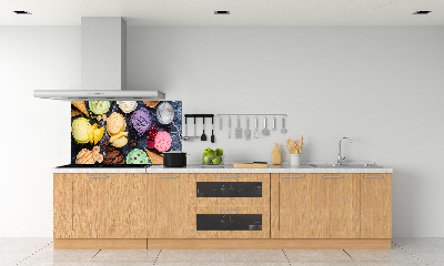 Panel do kuchni Kolorowe lody
