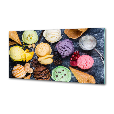 Panel do kuchni Kolorowe lody