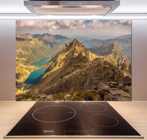 Panel do kuchni Morskie oko Tatry