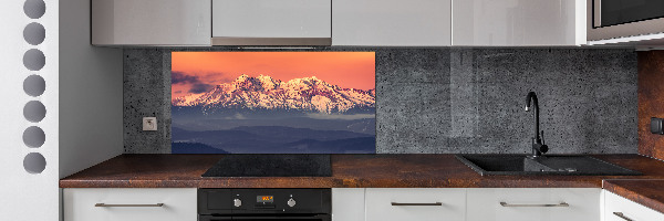 Panel lacobel Wschód słońca Tatry