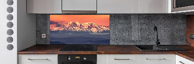 Panel lacobel Wschód słońca Tatry