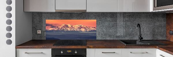 Panel lacobel Wschód słońca Tatry