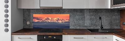 Panel lacobel Wschód słońca Tatry