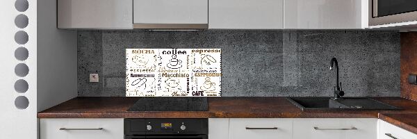 Panel dekor szkło Czas na kawę