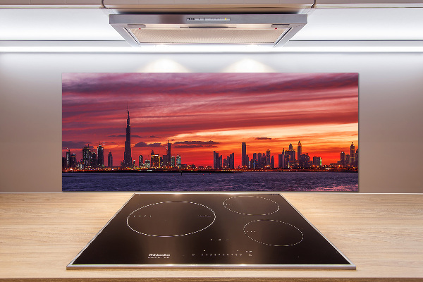 Panel lacobel Zachód słońca Dubaj