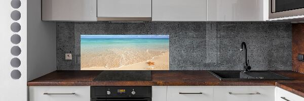 Panel lacobel Rozgwiazda na plaży