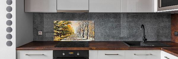 Panel do kuchni Jesień kontra zima