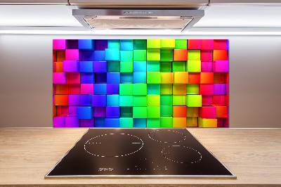 Panel do kuchni Kolorowe pudełka