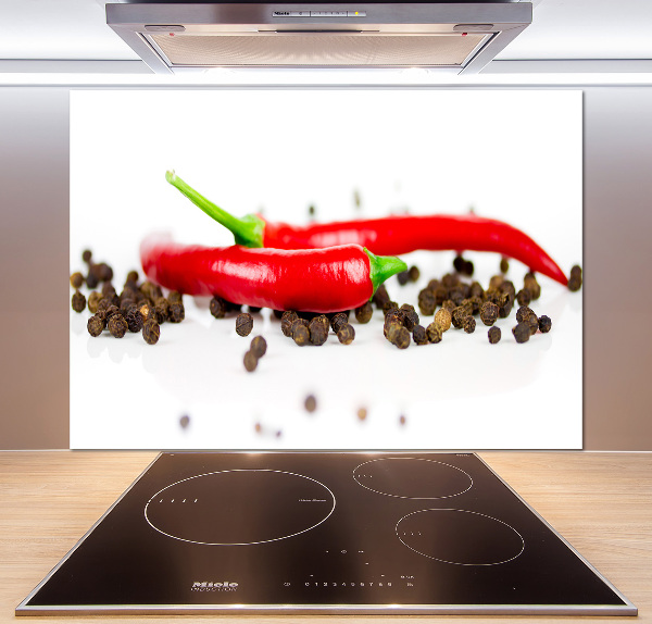 Panel do kuchni Chilli i pieprz