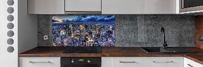 Panel lacobel Nowy Jork lot ptaka
