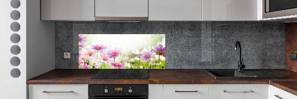Panel do kuchni Kwiaty na łące